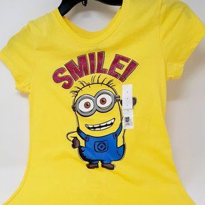 Despicable Me Minion Smile Graphic Tee